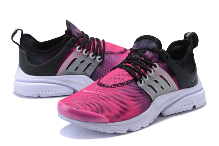 Nike Air Presto Pink Black Running Shoes For Women